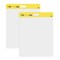 Wall Pad, 20 in x 23 in, White, 20 Sheets/Pad, 2 Pads/Pack, Mounts with Command™ Strips included